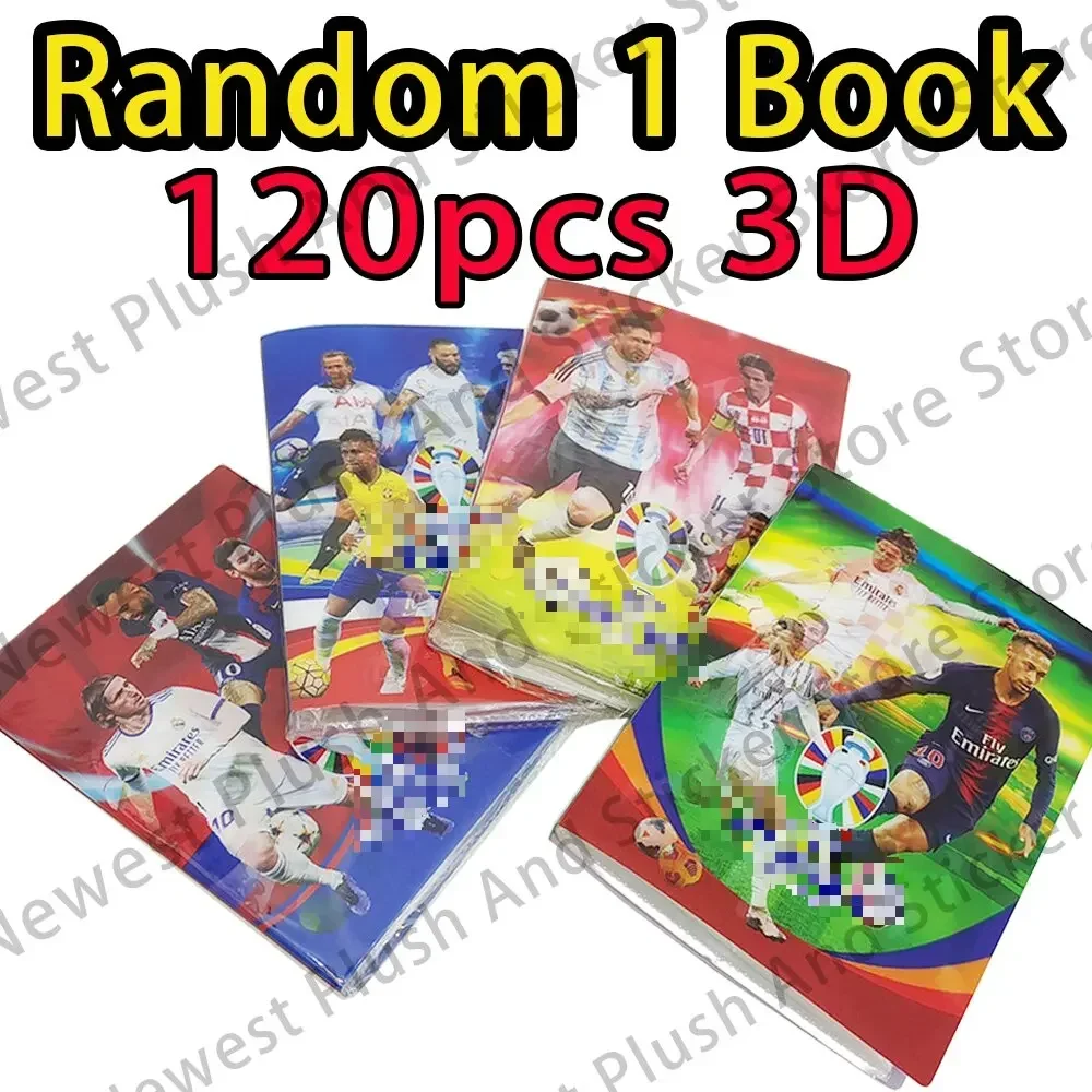 288pcs Football Card Stars World C Ronaldo, Mar Messi, Stars Flash Card Collection 3D Football Card Album