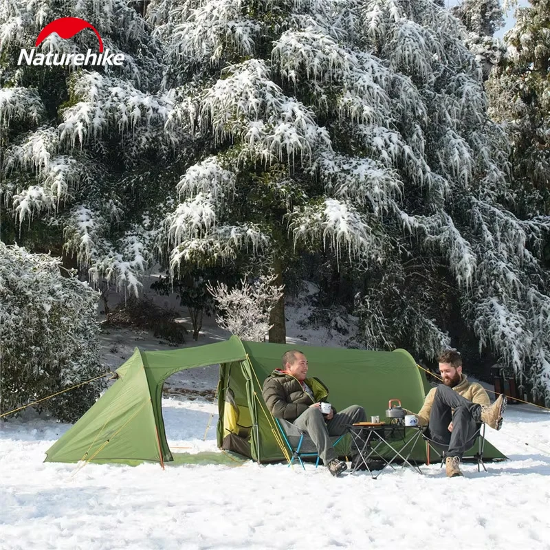 

Naturehike Туннельная палатка Opalus для путешествий, пешего туризма, 4-сезонная сверхлегкая семейная палатка для кемпинга, водонепроницаемая уличная садовая палатка