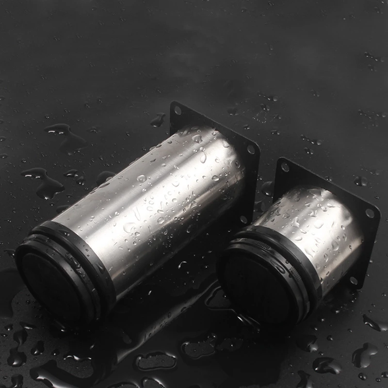 4 قطعة 50 مللي متر-300 مللي متر الأثاث قابل للتعديل خزانة الساقين أثاث من الفولاذ المقاوم للصدأ الساقين خزانة الجدول أريكة سرير قدم أرجل قطع الأثاث قدم