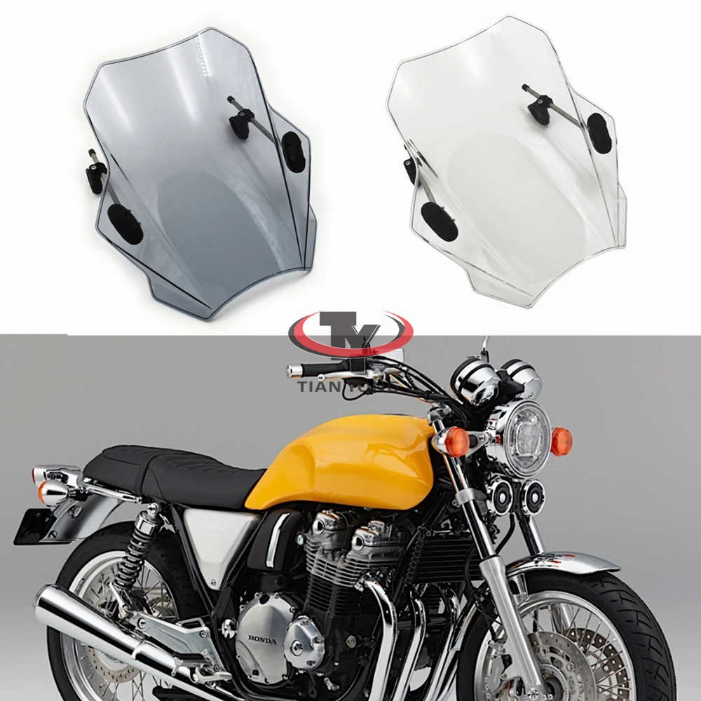 

Спойлер на лобовое стекло мотоцикла для CB1100RS CB 1100RS, высокое качество, модификация с опорной рамой, дефлектор лобового стекла