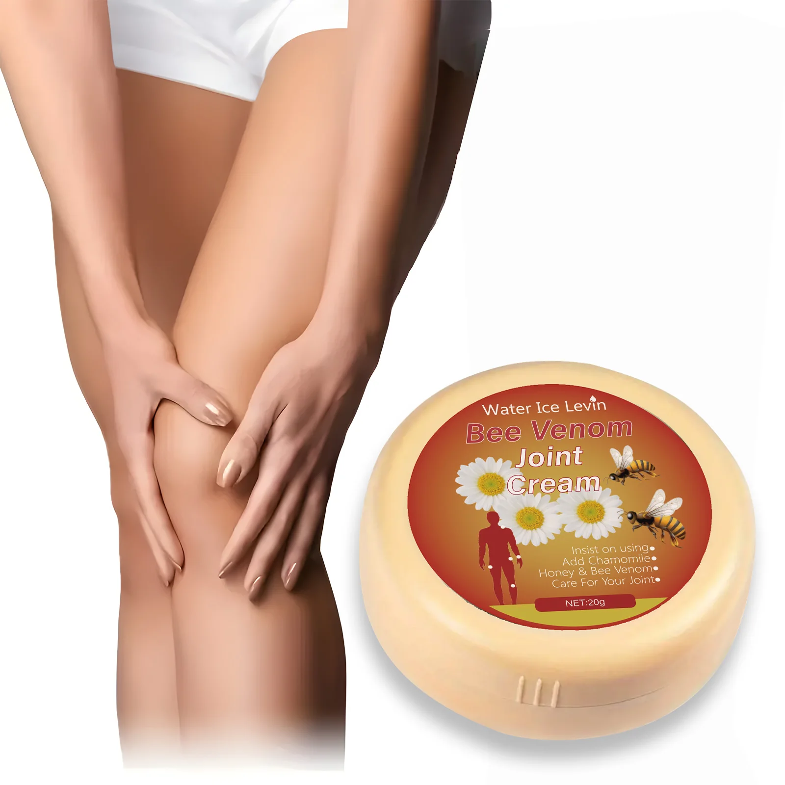 كريم مفصل سم النحل غني بسم النحل، ومكونات البابونج. إنها مناسبة لكل من الرجال والنساء، قفل الرطوبة، ترطيب طويل الأمد، خفيف وسهل الامتصاص #1