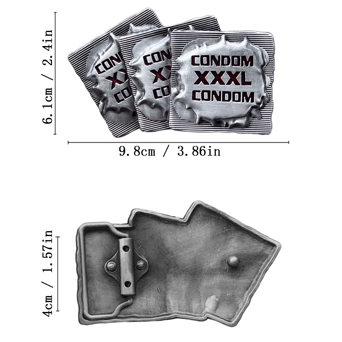 Novelty Funny Metal Belt Buckle For Men Prank Gift Zinc Alloy Belt Buckle Fits 4cm Wide Belt Punk Jeans Belt Accessories