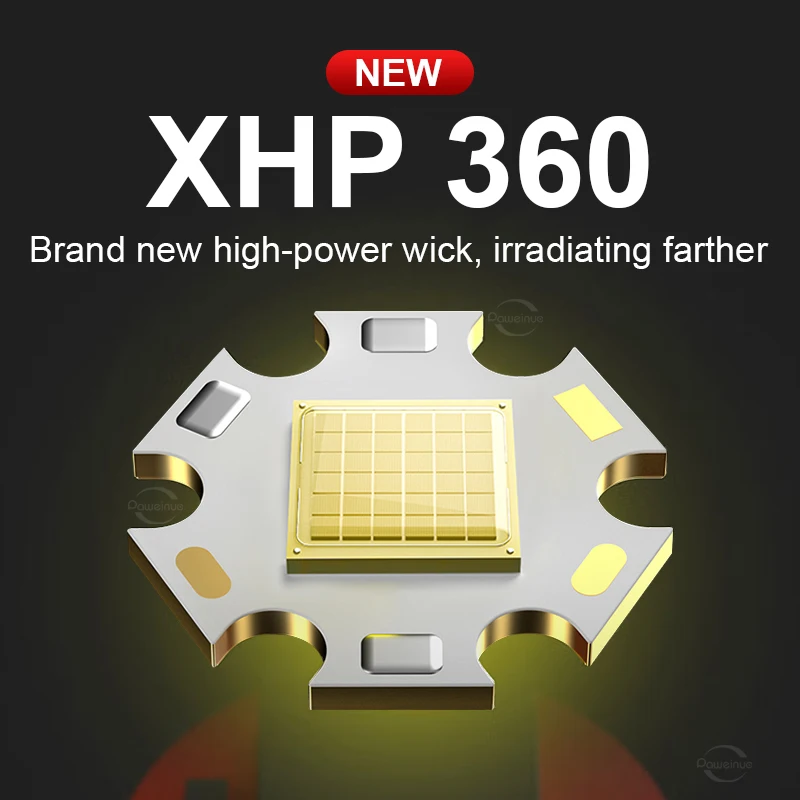 Super High Power XHP360 Headlamps Type-C Rechargeable 36 Core Head Lamp Waterproof Long Shot Super Bright Head Torch for Hunting