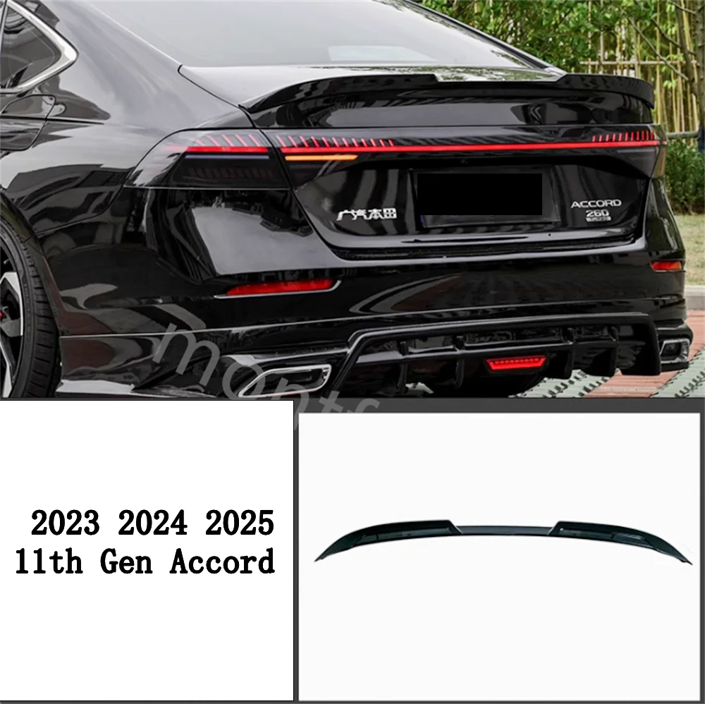 2023 2024 202511 поколения Accord ABS материал заднее крыло автомобиля праймер цвет задний спойлер для Honda Accord спойлер