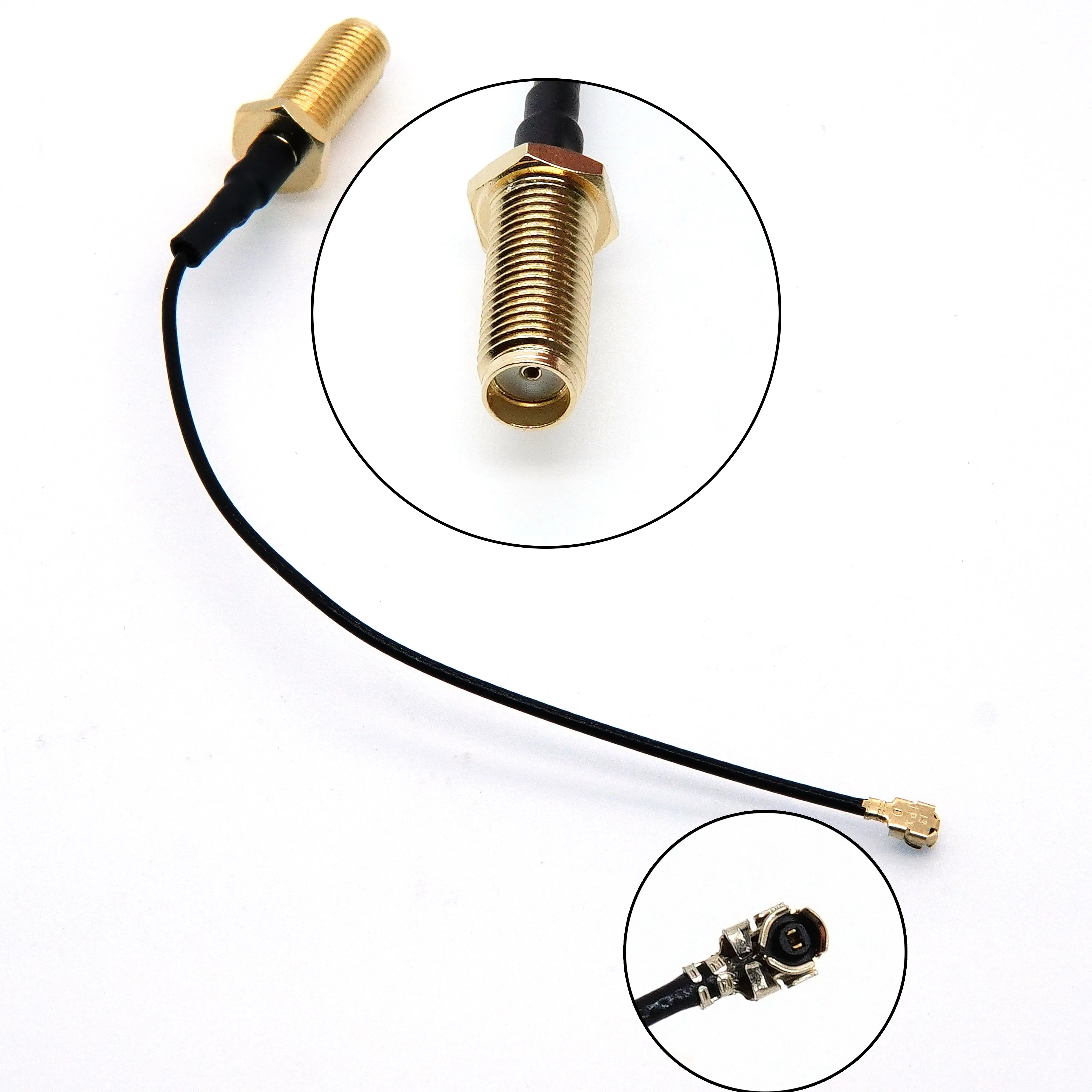 

SMA Female to IPEX-1 Female Connector RF Jumper Pigtail for WiFi Antenna IPEX1-K to RP-SMA Male Plug