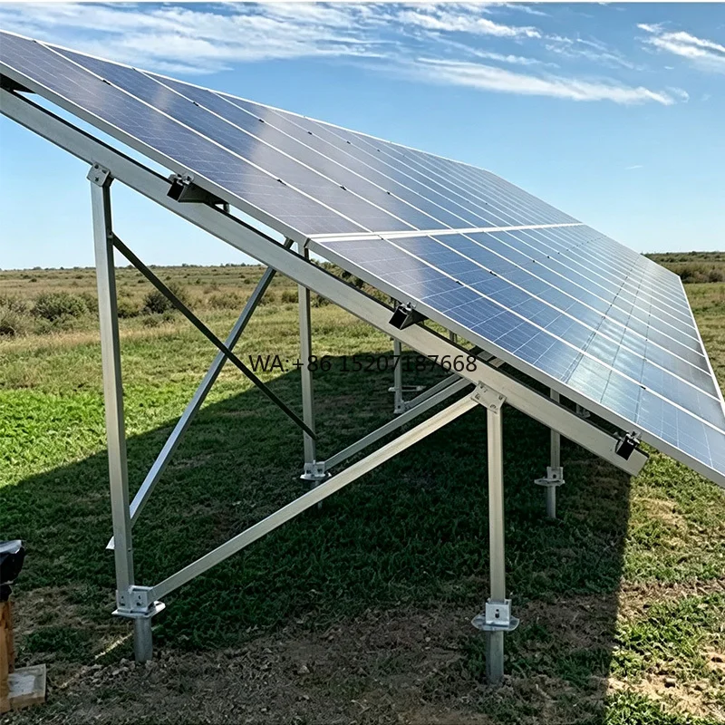 High Strength Aluminum Frame 60m/s Wind Resistance Quickly Installation Solar Panel Ground Mounting Structure System with