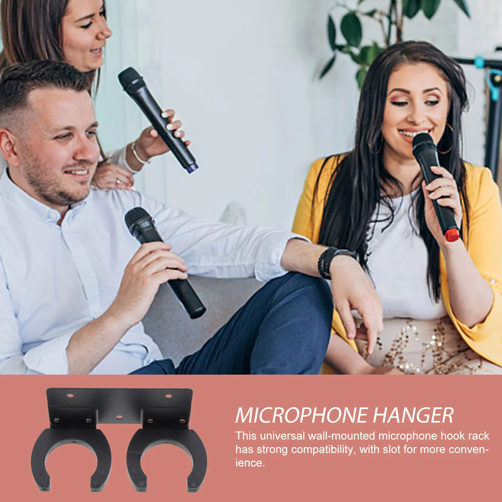 

Microphone Bracket Mount Silicone Iron Holder For Ktv Metal Holder Conference Home Mic Storage Rack Mic Accessories