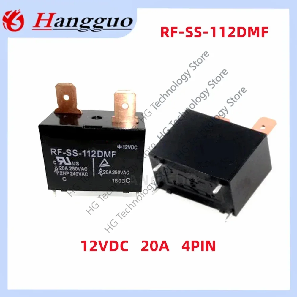 

HG/ 5PCS/Lot Original RF-SS-112DMF 20A 12V WRG Relay 4-pin 20A Power Relay
