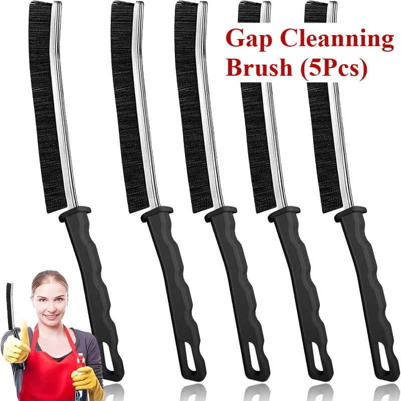 

Gap Cleaning Brush, Multifunctional Brushes, Bathroom Crevice Gaps Cleaning Brush, Bathroom Kitchen Tiles for Window Slot (5pcs)