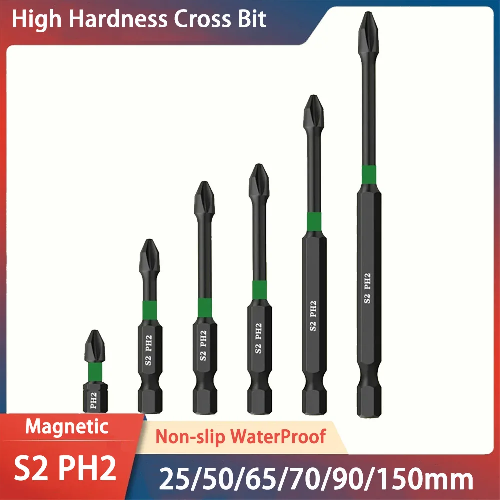 Conjunto de Brocas Magnéticas S2 PH2: La Solución Definitiva para Tornillos en Trabajos de Alta Precisión