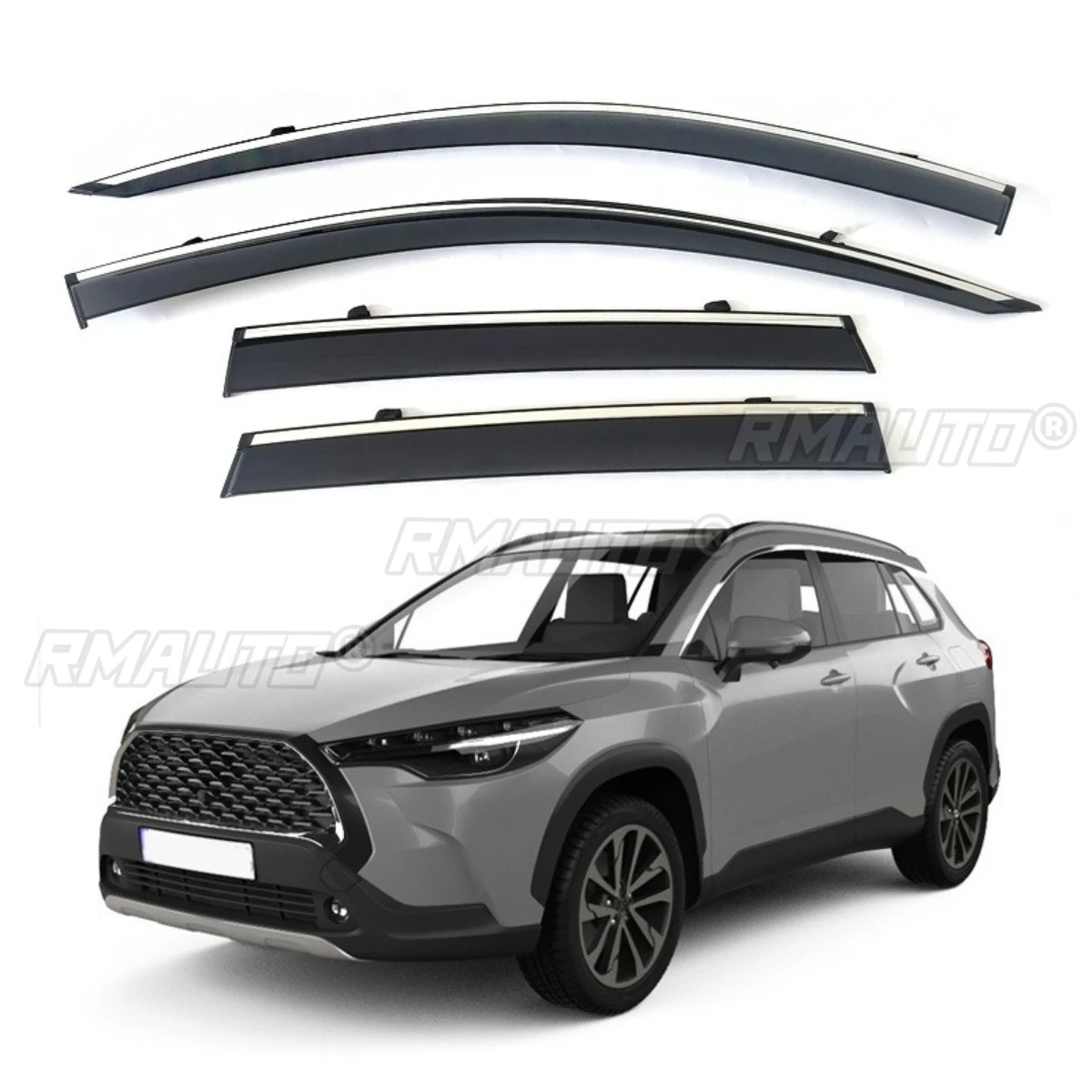 

For Toyota Corolla Cross 2020-2025 Car Windshield Sunshades Cover Windscreen Visor Window Rain Sun Visor Modification Part