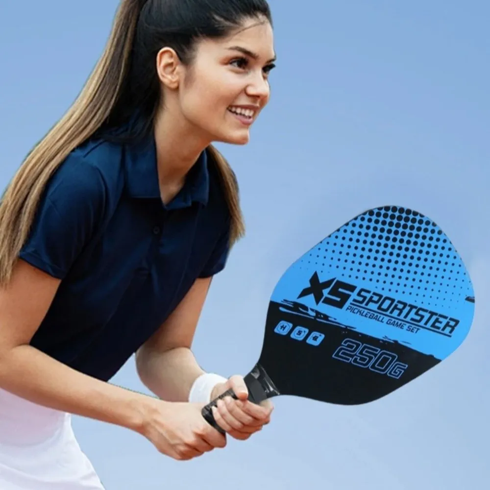 Wooden Pickleball Paddles Set Beginner Professional Paddle Racquets Set 2-Player Set 4pcs Pickleball Balls Pickle Ball Equipment