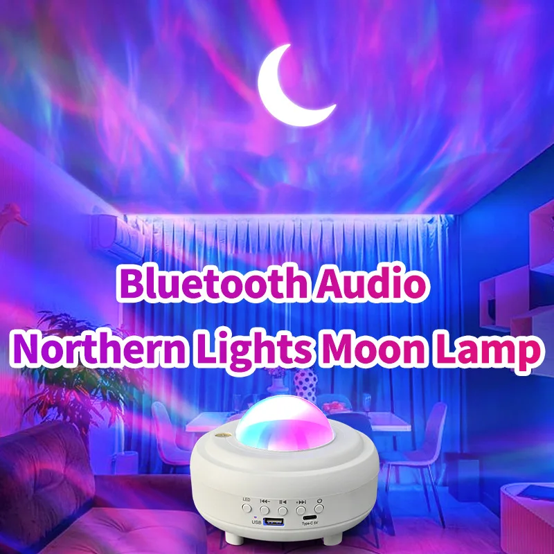 Imagem -02 - Galaxy Night Lights Projetor Alimentado por Usb Lâmpada Ambiente Luz da Lua Romântico Sonho Conexão Bluetooth Conexão Bluetooth Novidade