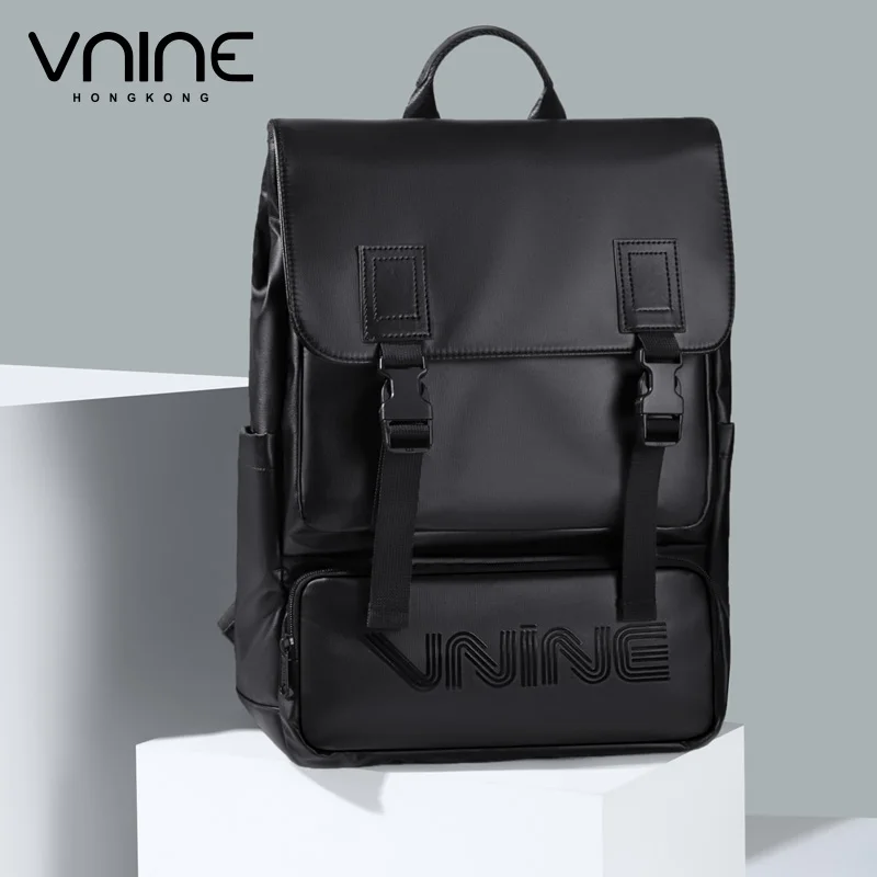 V.NINE Men's Backpacks 15.6 inch Laptop Backpack Office Man Oxford Waterproof Business Back Bag with Compartment Work Male Bags