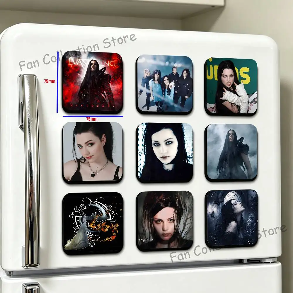 Band E-Evanescence Cute Cartoon Anime Refrigerator Magnets Soft Magnetic Heat Transfer Refrigerator Magnets Gift