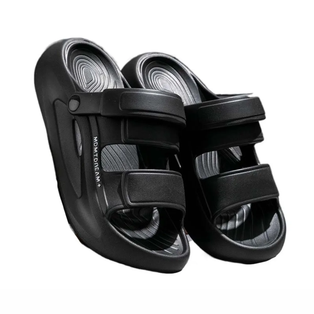 

All Match Anti Slip EVA Flats Slippers Anti Odor Beachwear Platform Sandals Shoes Open-toe Slides Sandals Men Summer