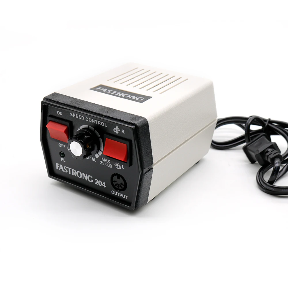 Strong 204 102L electric nail file 35000 rpm drill Teeth Polishing Laboratory Micro Motor Power Unit for Dental Lab