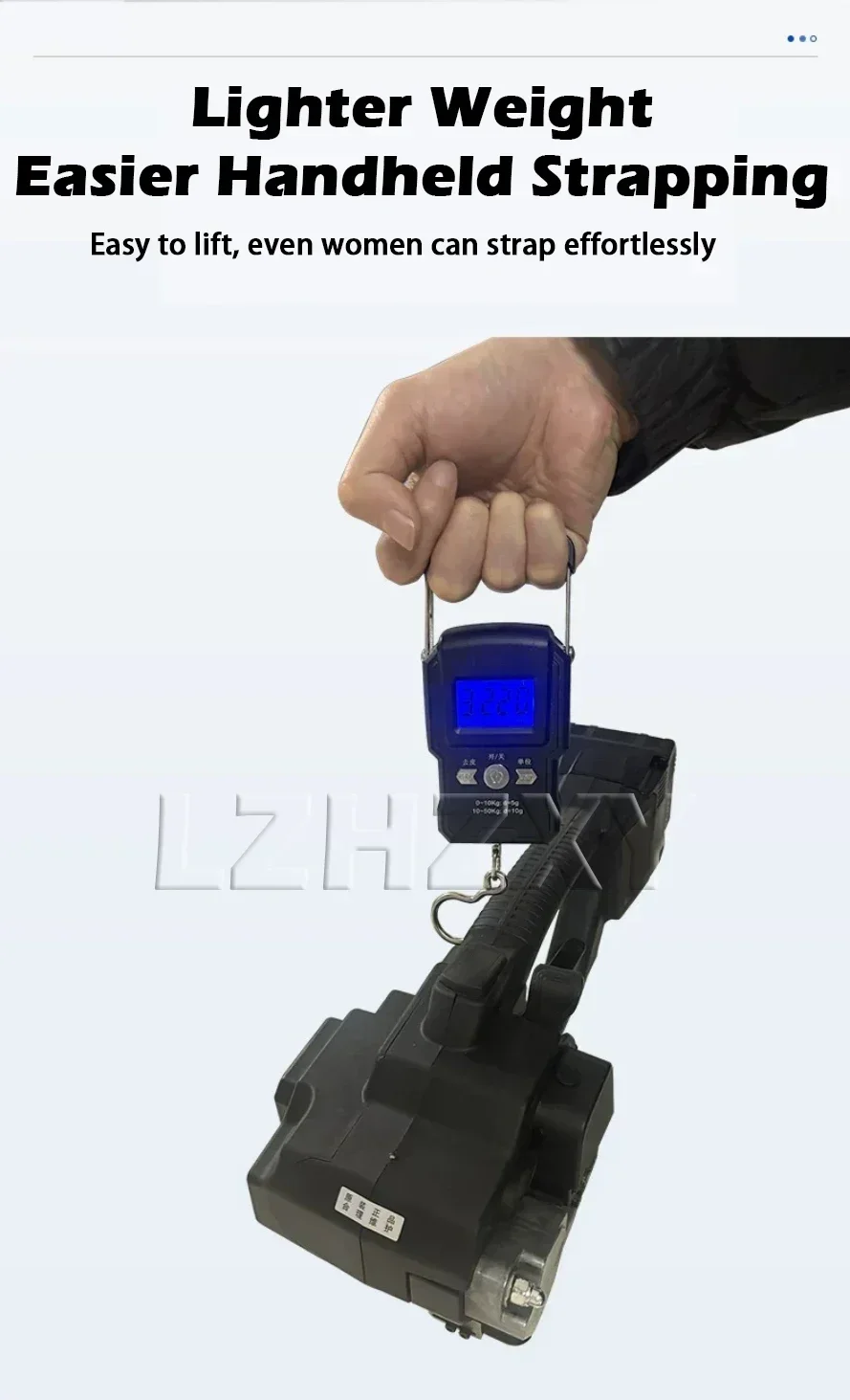 Portable Handheld 7-16mm PET/PP Strap Strapping Machine Electric Packaging Strap