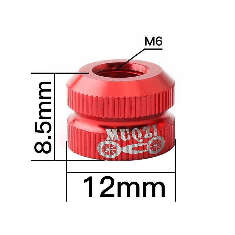 

2 шт. для замены гайки клапана Presta для велосипедных вакуумных шин, замок сопла, подходит для горных и шоссейных велосипедов