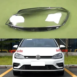 Front Headlight Cover Transparent Shade Lampshade Headlamp Shell Lens Plexiglass For Volkswagen VW Golf 7.5 2018-2020
