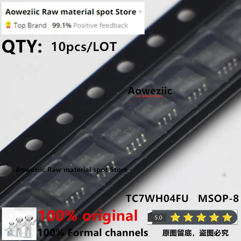 Aoweziic  2021+ 100% New Imported Original  TC7WH04FU  H04 MSOP-8  TC7WH04FK WH04  SSOP-8  Grid And Inverter Chip