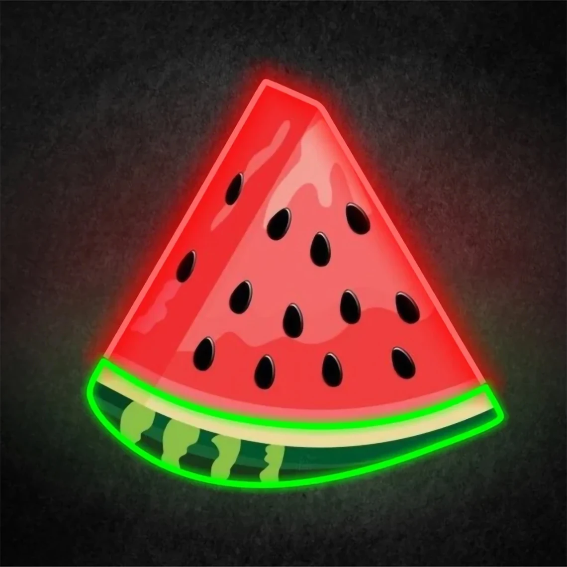 

Watermelon Acrylic Neon Sign Fruit Shop Decor Bar Club Home Wall Decor Watermelon Art Decor Gift