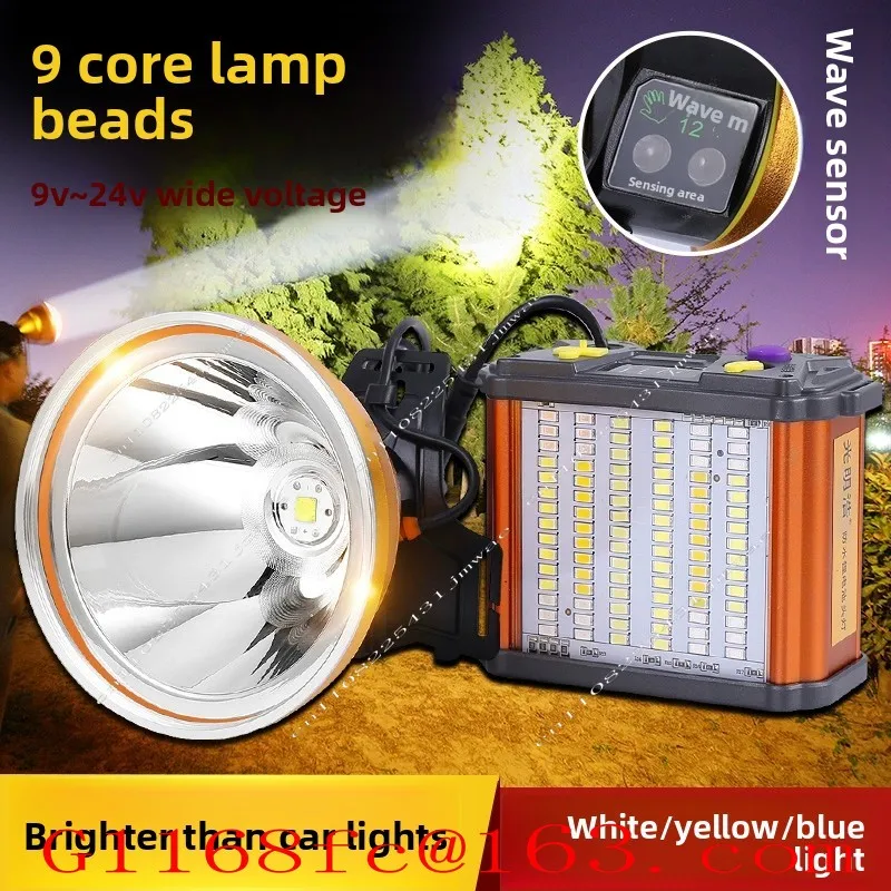 Strong Headlight Charging, Ultra Bright Head Mounted Flashlight, Long Endurance, High-power Lithium Battery