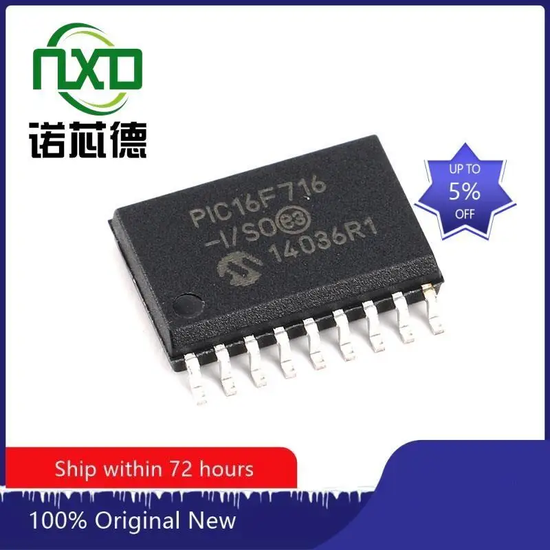 

10PCS/LOT PIC16F716-I/SO SOP18 new and original integrated circuit IC chip component electronics professional BOM matching