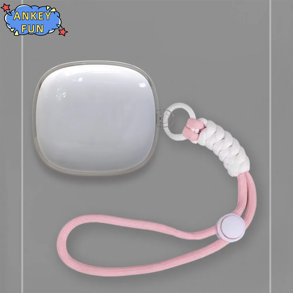 Compatible with EDIFIER X2 Pro Wireless Bluetooth earphones transparent protective case Clear Case Cover Bring a hanging rope