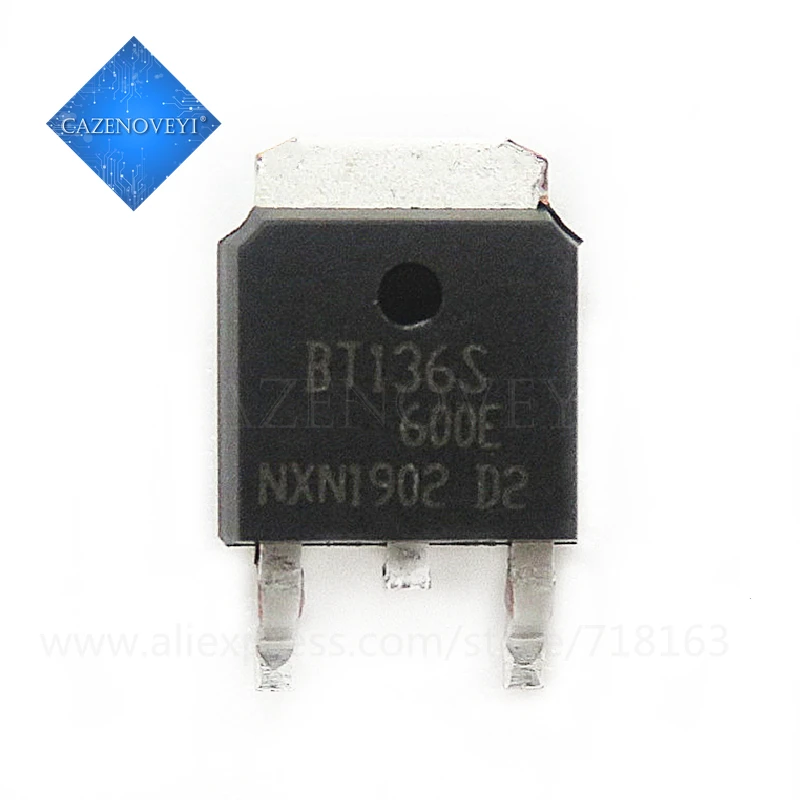 

10 шт./партия BT136S-600E BT136 600E TO-252 SMD TRIAC в наличии