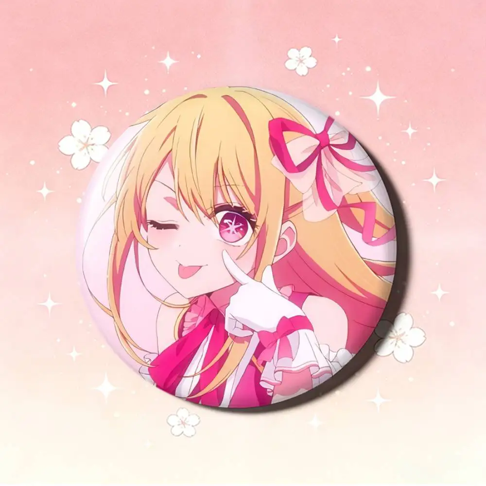 Anime O-Oshi N-No K-Ko Badges 25 32 44 58 75 mm Round Fans Collect Friends Gifts Brooch Souvenir