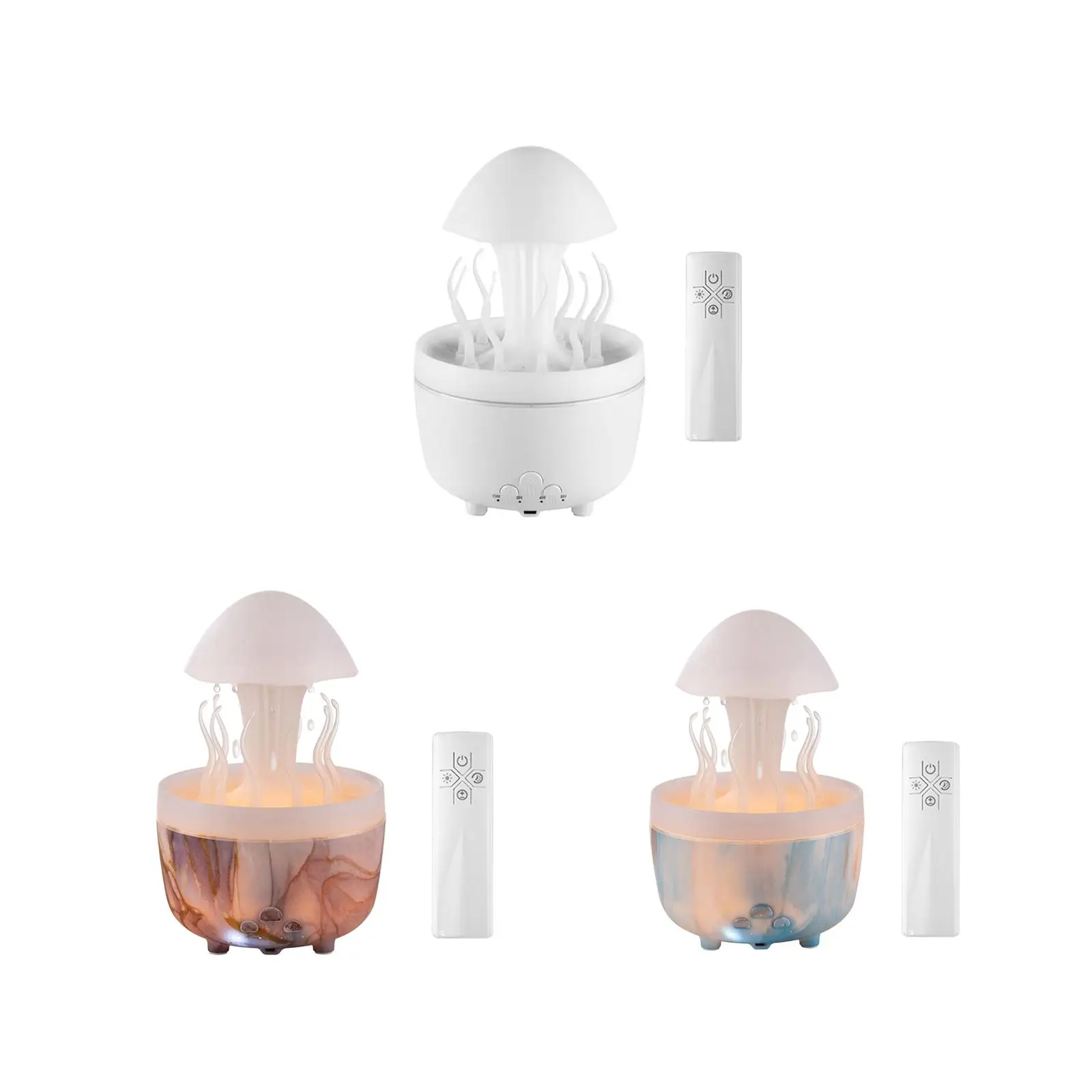 Small Humidifier US Plug Quiet with Changing Colors for Yoga Living Room