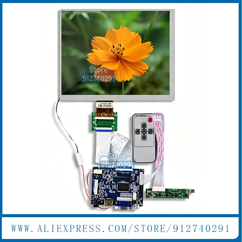 Original 7 Inch LCD Display Screen CLAA070MA0ACW 800x600 4:3 HDMI VGA AV Control Driver Board LCD Monitor CLAA070MAOACW LCD