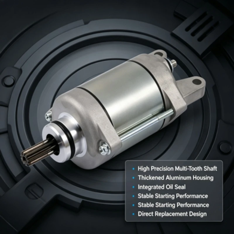 Motorcycle Starter Motor 9T Gear 300 EX300 Electric Starting Motor Replacement Accessory For