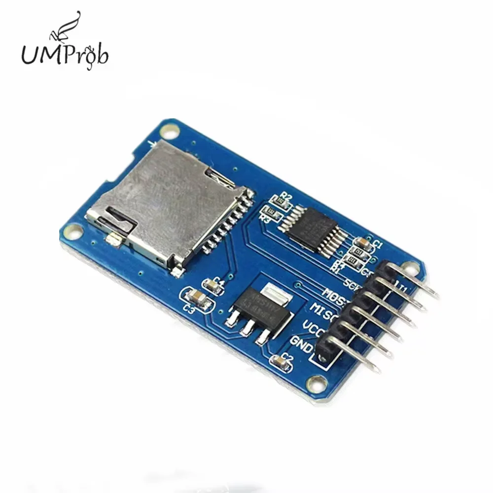 5-Pack Micro SD TF Card Reader Module 6Pin SPI Interface with Chip-Level Conversion for MEGA 2 40pcs Data Transfer Accessories