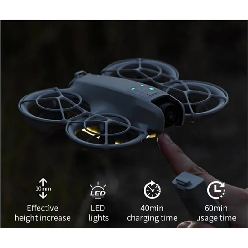 BTLIFE-For DJI Neo Night Navigation Light 2-In-1 Combo For DJI Neo LED Light And Battery Drone Rechargeable Searchlights