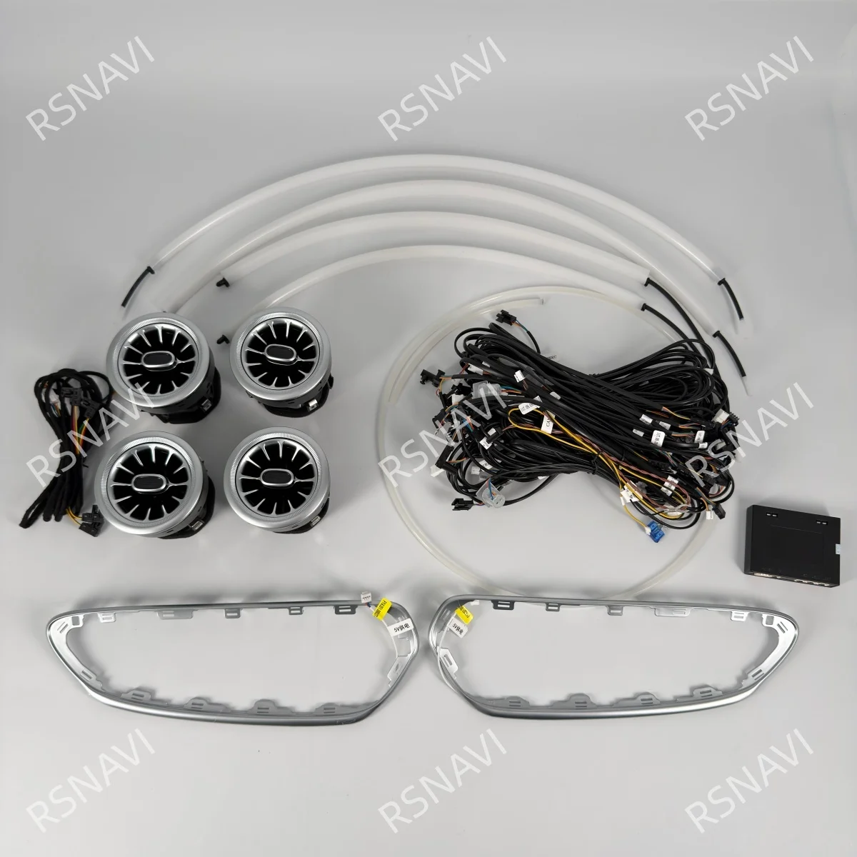 For Benz V Class W447 V260 2016-2023 64 Colors LED Turbine Air Vent Ambient Light Interior Dashboard Decorative Lamp Refit