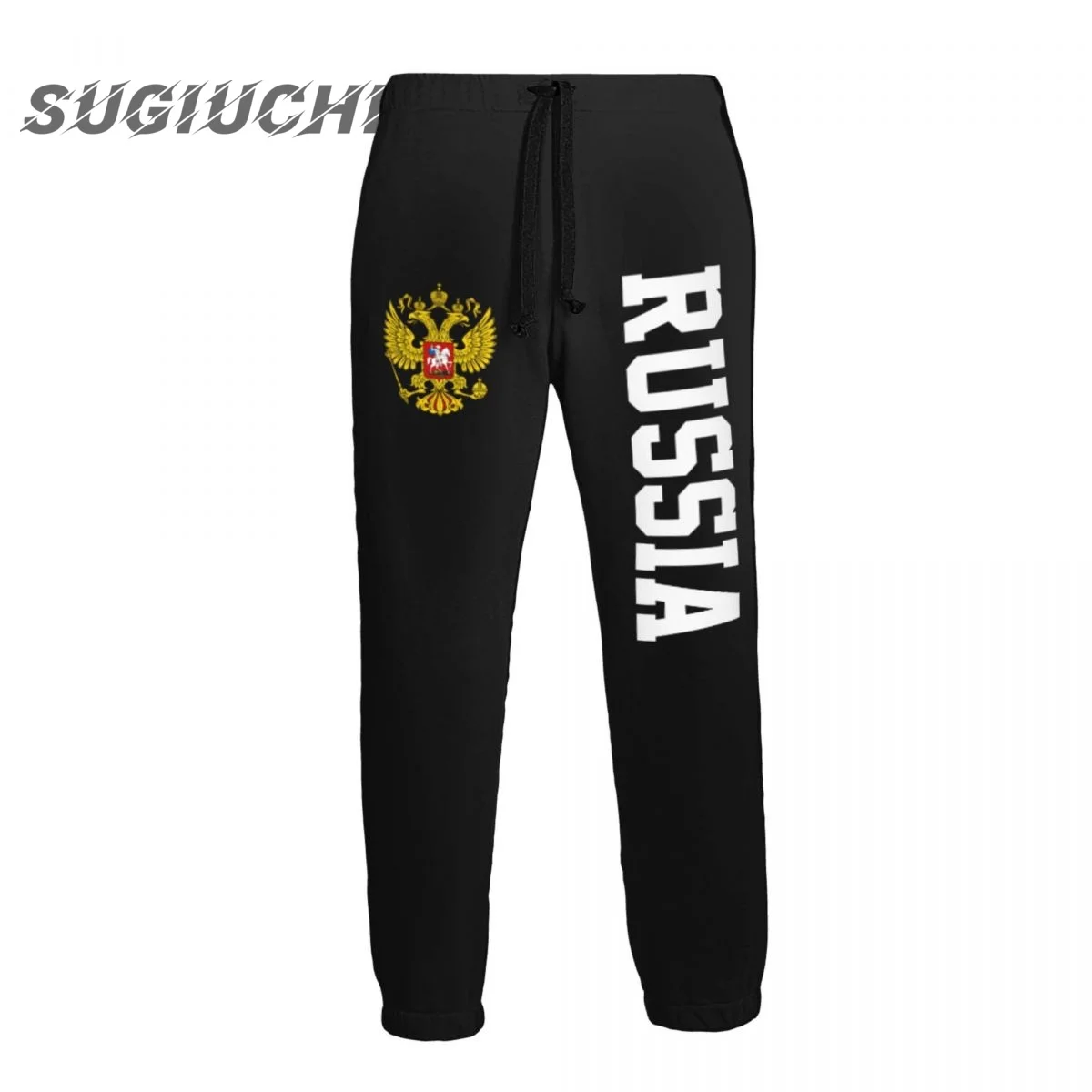 روسيا علم الدولة الرجال sweatpants الرجال السراويل ركض بذلة المسار عرق اللياقة البدنية الصوف التكتيكية عادية