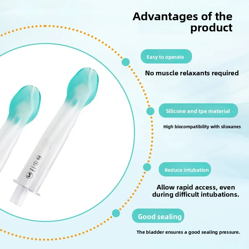 

Cuffless Double-Lumen Laryngeal Mask: Premium Silicone Airway Catheter for Adult & Pediatric Care