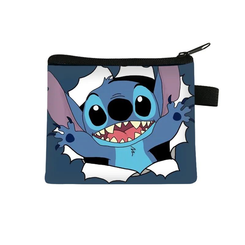 

Disney Animated Lilo & Stitch Children's Coin Purse Cartoon Stitch Mini Wallet Storage Bag Kawaii Children's Toy Birthday Gift