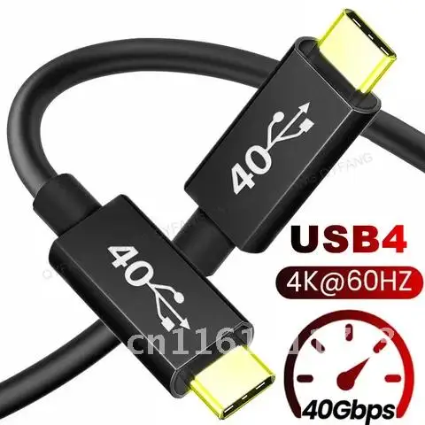 Cable Thunderbolt4 Compatible Data Cable M1 Pro MacBook for Cable C Type USB Cable 4 Thunderbolt PD100W Cable Gen3 4 USB