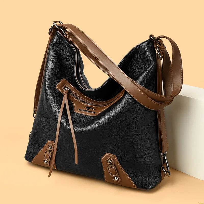 

New Multi Functional Fashion Trendy Women's Shoulder Bag High Quality Large Capacity Women Shoulder Bags Luxury Female Handbag