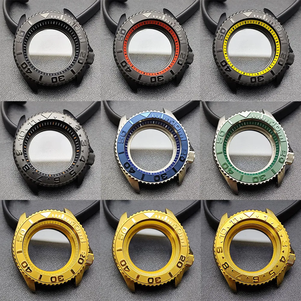 

NH35 Case 42mm High-quality SKX007 Sapphire Glass Black Case For SKX Mod 316L Stainless Steel Fit NH35 NH36 Movement Watch Case