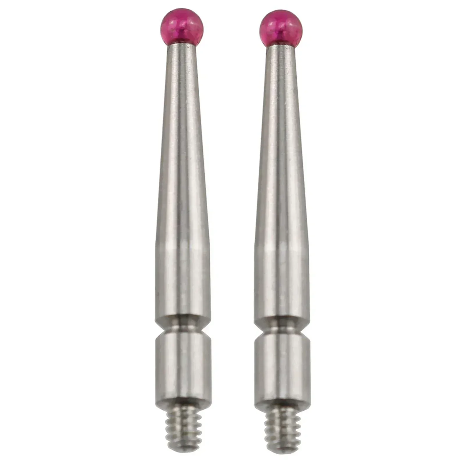 2Pcs Contact Points For Dial Test Indicator D: 2mm Carbide Ball L: 20.9mm M1.6 Thread Parts For Fine Silicon Carbide Sur-face