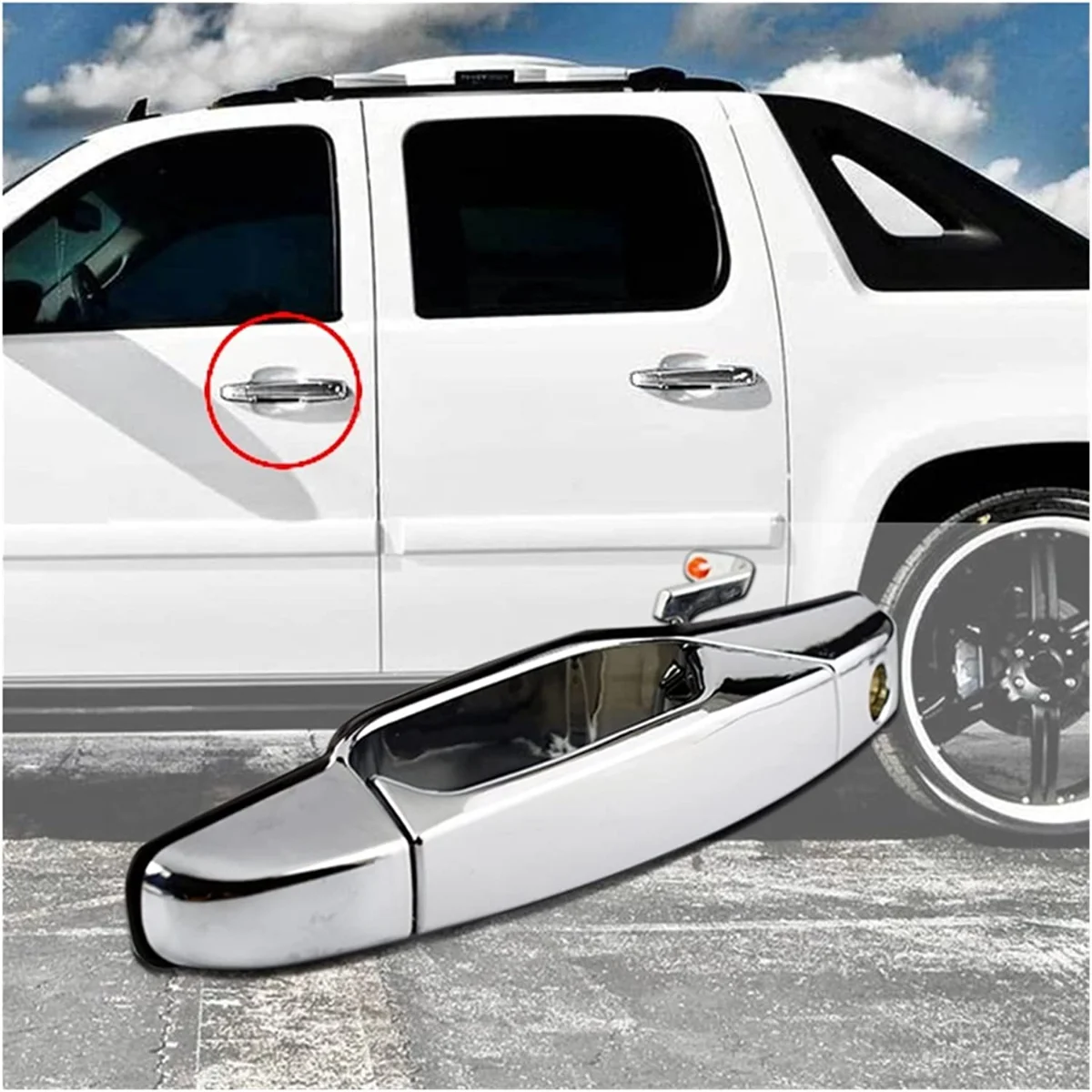 Exterior Door Handle Fit For Chevrolet GMC Sierra Cadillac 2007-2013 Chevy GMC Escalade 15915147 15915148 15915619 15915620