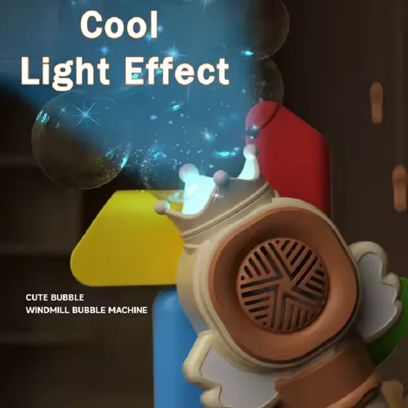 Brinquedo automático da máquina do sopro da varinha da bolha mágica com cor do moinho de vento led luz elétrica rotação música para o presente da festa do jardim ao ar livre do miúdo