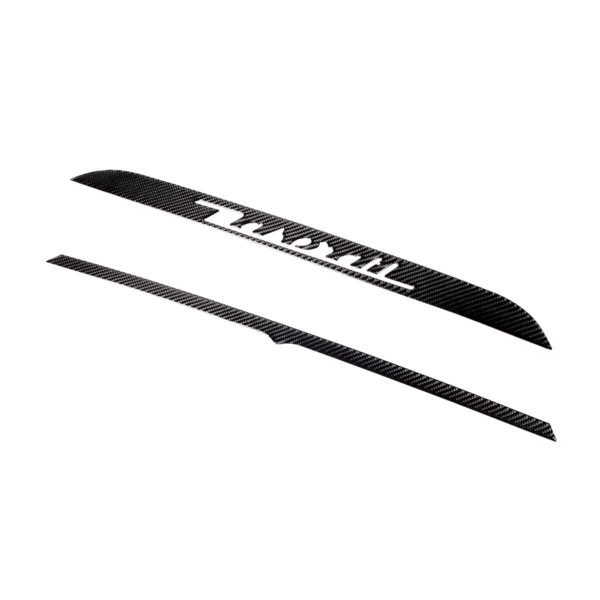 For Maserati Ghibli III (M157) 2013-2022 Soft Carbon Fiber Car Trunk Logo Decoration Strip Exterior Trunk Protection Accessories