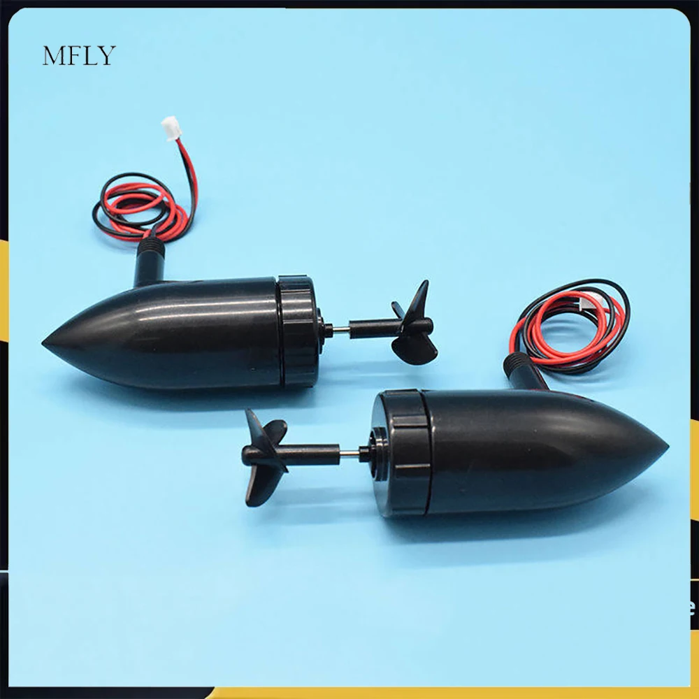 12CM Waterproof Propulsor With 3-Blades Propeller for RC Fishing Bait Boat Model 7.4V Underwater Thruster Motor Engine