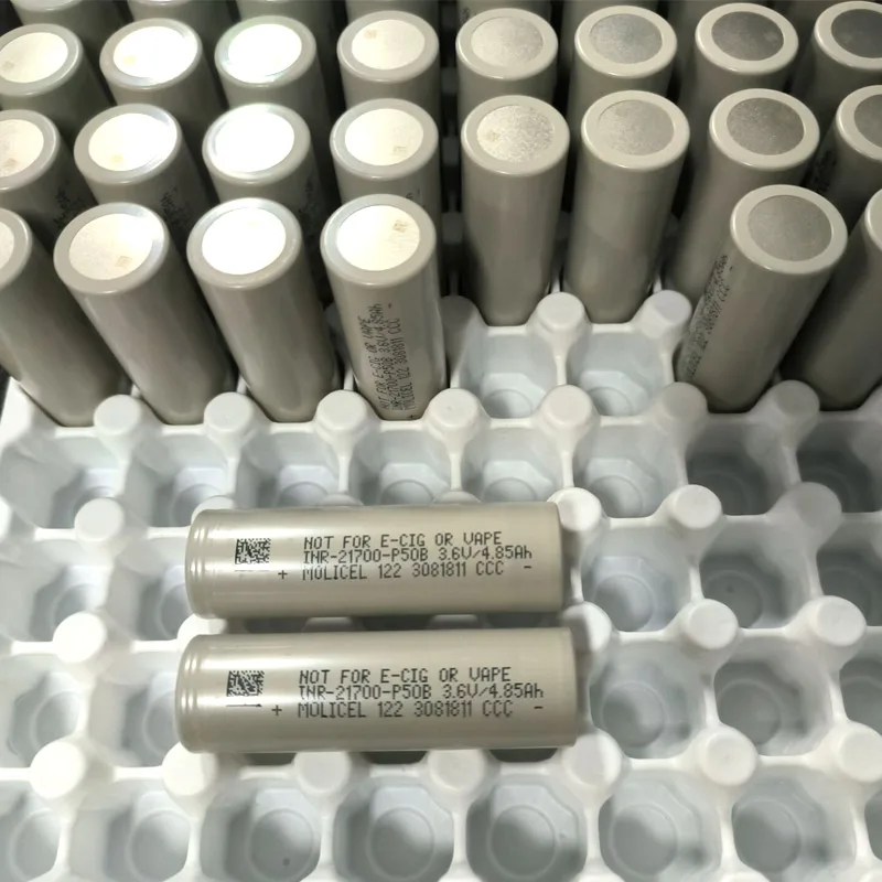 

1-10pcs Original Molicel P50B INR 21700 Battery 5000mAh High-capacity 50A 3.7V Rechargable Li-ion Batteries For Battery Pack