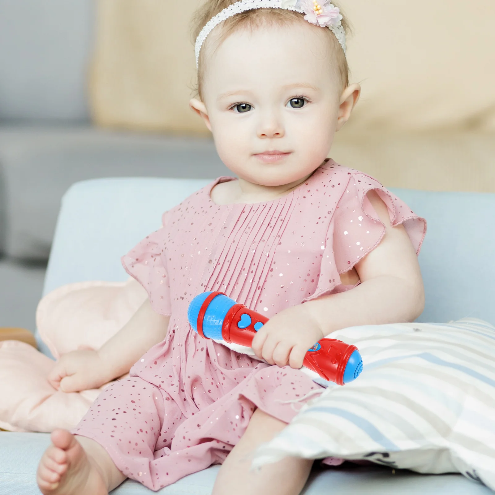 

Kids Microphone High Simulated Colorful Singing Plaything Early Educational Music Plaything for Baby Musical Enlightenment